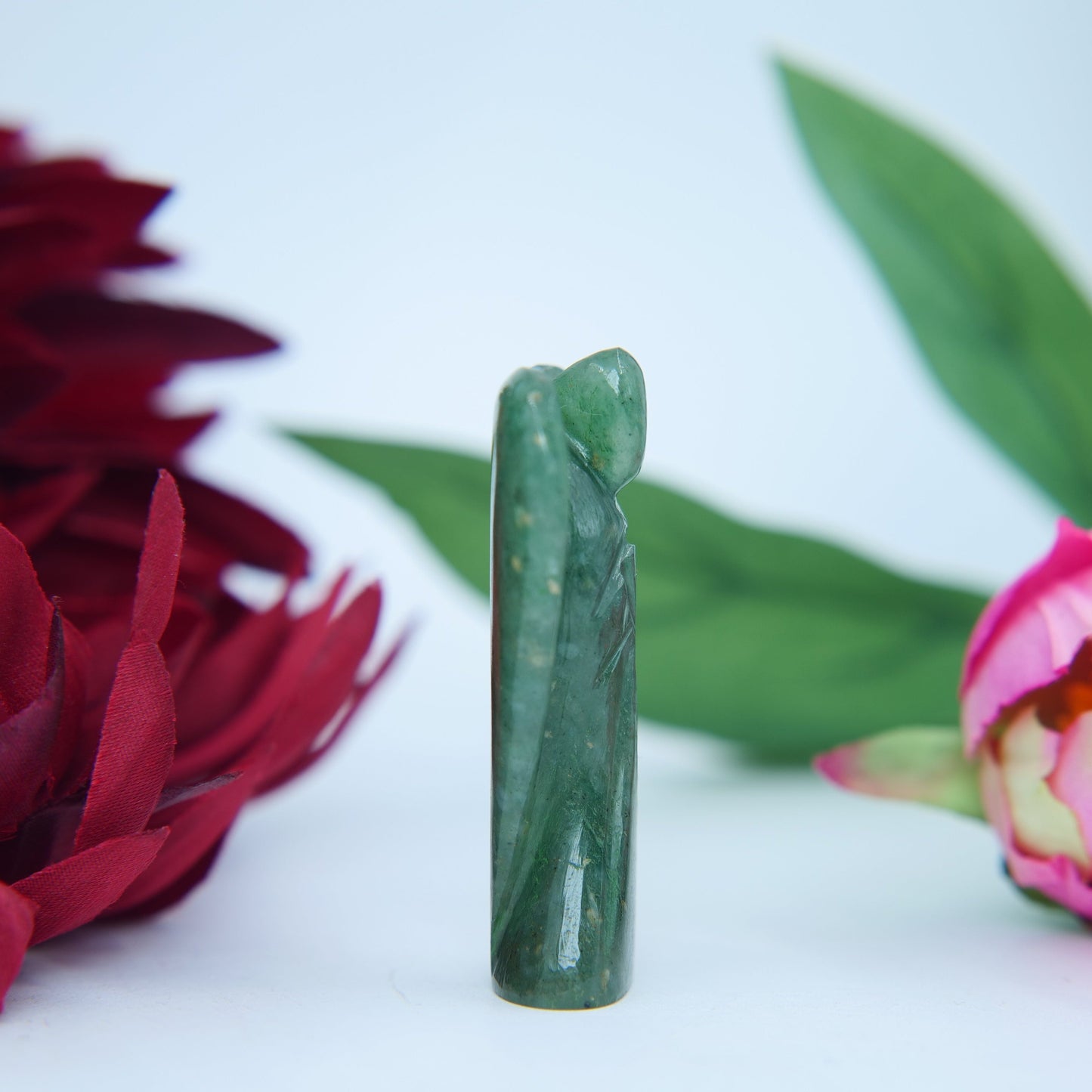 Green Aventurine Angel 55mm - Positive Faith Hope Love