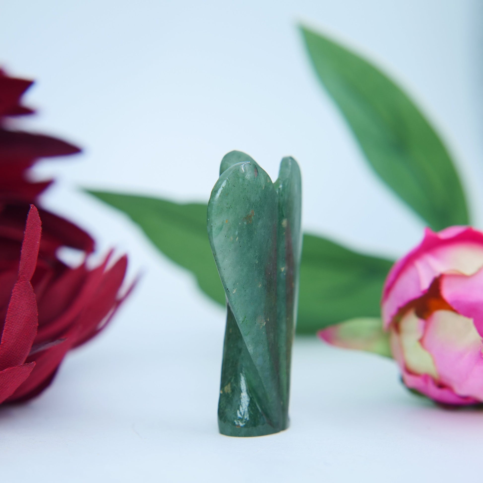 Green Aventurine Angel 55mm - Positive Faith Hope Love