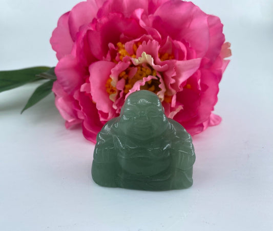 Green Aventurine Buddha - Positive Faith Hope Love