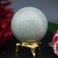 Green Aventurine Sphere — 230 g (55 mm) - Positive Faith Hope Love