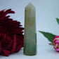 Green Aventurine Tower — 115 mm, 149 g - Positive Faith Hope Love