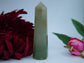 Green Aventurine Tower — 115 mm, 149 g - Positive Faith Hope Love