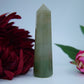 Green Aventurine Tower — 115 mm, 149 g - Positive Faith Hope Love