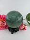 Green Fluorite Sphere 867g 80mm - Positive Faith Hope Love