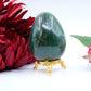 Polished Green Jade Egg 212G featuring serene green tone and smooth polish - Positive Faith Hope Love