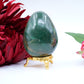 Polished Green Jade Egg 212G featuring serene green tone and smooth polish - Positive Faith Hope Love