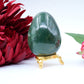 Polished Green Jade Egg 212G featuring serene green tone and smooth polish - Positive Faith Hope Love