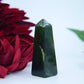 Green Transparent Serpentine Tower — 46g (Pakistan) - Positive Faith Hope Love