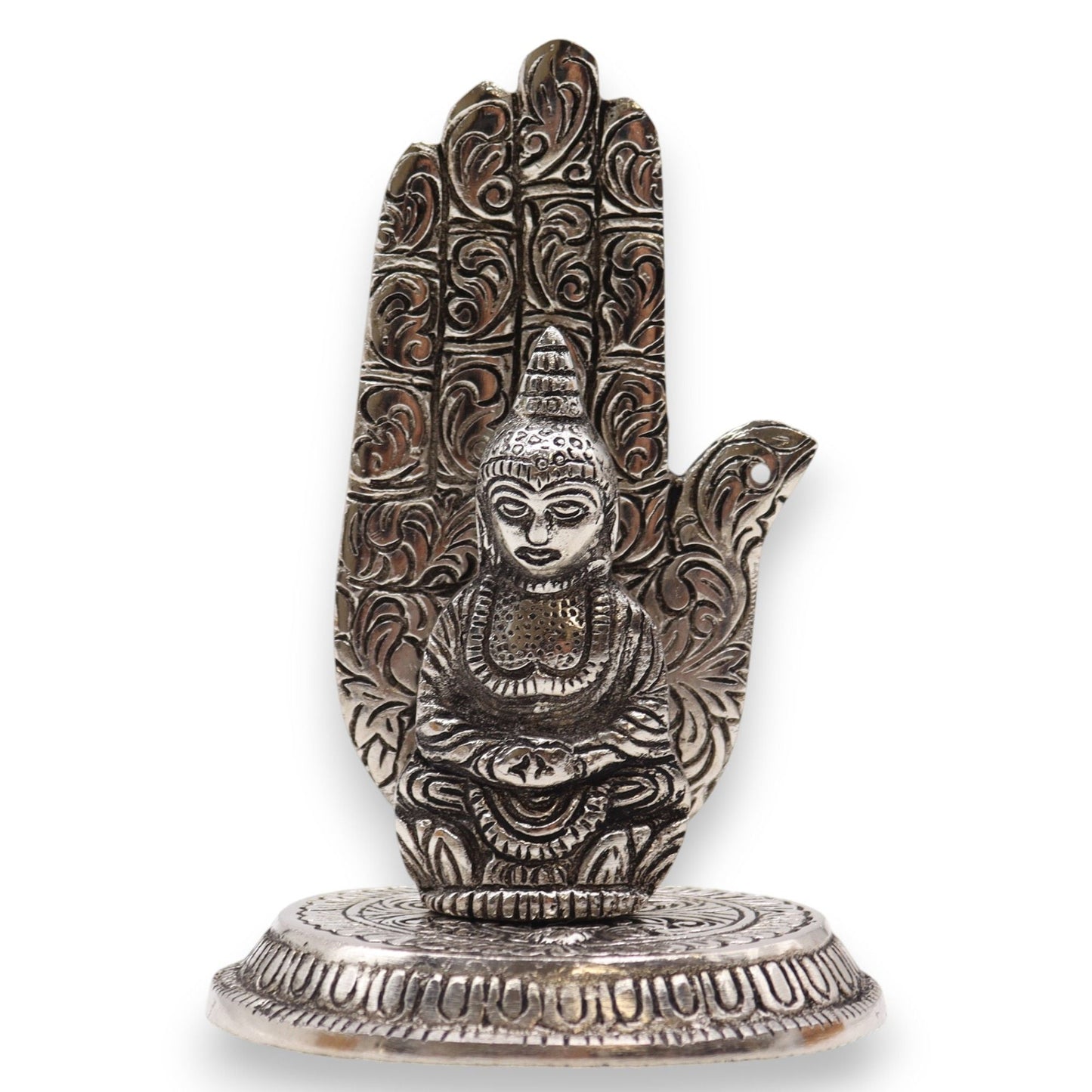 Polished Hand Buddha Incense Holder featuring natural patterning and unique variations - Positive Faith Hope Love