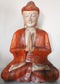 Polished Hand Carved Buddha Statue 30Cm Welcome 2 featuring natural patterning and unique variations - Positive Faith Hope Love