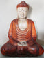 Polished Hand Carved Buddha Statue 40Cm Hand Down featuring natural patterning and unique variations - Positive Faith Hope Love