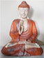 Polished Hand Carved Buddha Statue 40Cm Teaching Transmission 1 featuring natural patterning and unique variations - Positive Faith Hope Love