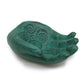 Polished Hand Incense Burner Strength Green featuring natural patterning and unique variations - Positive Faith Hope Love