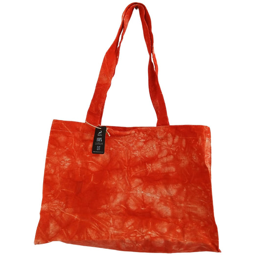 Polished Handy Bag - Desert Orange Stonewash Effect featuring natural patterning and unique variations - Positive Faith Hope Love