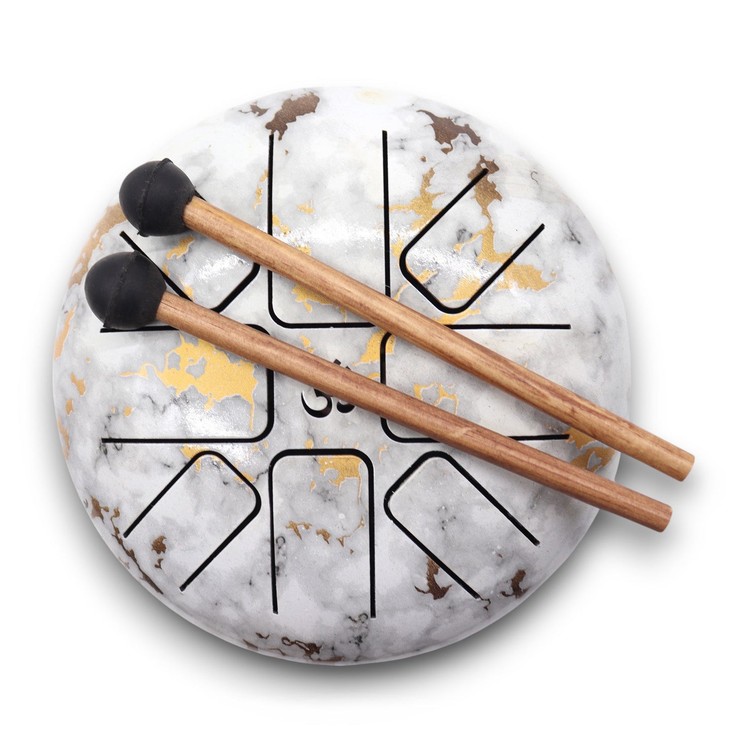 Hapi Drum - 8 - Tone Sound Marble 17x13cm - Positive Faith Hope Love