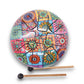 Hapi Drum - 8 - Tone Sound Multi Coloured 17x13cm - Positive Faith Hope Love