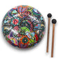 Hapi Drum - 8 - Tone Sound Multi Coloured 18cm - Positive Faith Hope Love