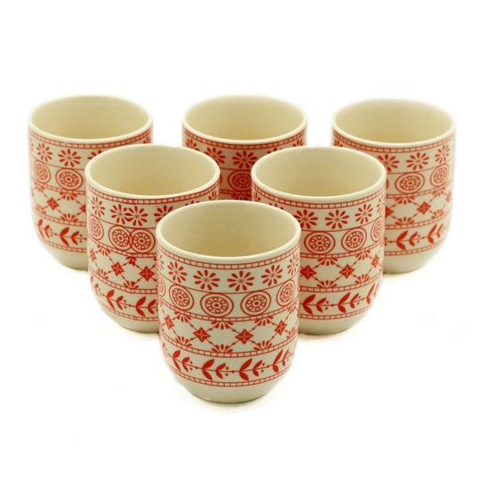 Polished Herbal Tea Cups - Amber featuring natural patterning and unique variations - Positive Faith Hope Love