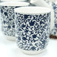 Polished Herbal Teapot Set Blue Pattern featuring natural patterning and unique variations - Positive Faith Hope Love