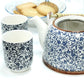 Polished Herbal Teapot Set Blue Pattern featuring natural patterning and unique variations - Positive Faith Hope Love