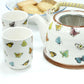 Polished Herbal Teapot Set Butterflies featuring natural patterning and unique variations - Positive Faith Hope Love