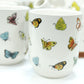 Polished Herbal Teapot Set Butterflies featuring natural patterning and unique variations - Positive Faith Hope Love