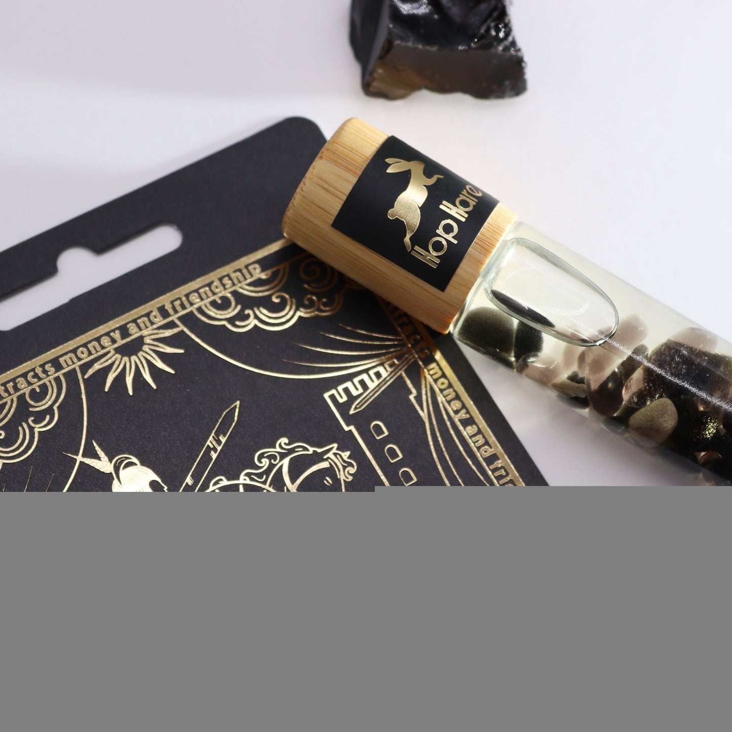 Polished Hh Tarot Roll On The Knight featuring natural patterning and unique variations - Positive Faith Hope Love