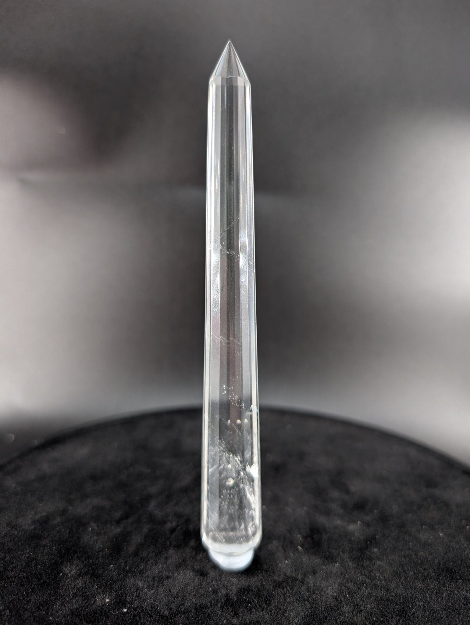 Himalayan Clear Quartz Vogel - Massage Wand 134mm - Positive Faith Hope Love