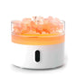 Himalayan Salt Aroma Diffuser - Night Light - USB - C - Flame Effect ( salt included) - Positive Faith Hope Love