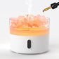 Himalayan Salt Aroma Diffuser - Night Light - USB - C - Flame Effect ( salt included) - Positive Faith Hope Love