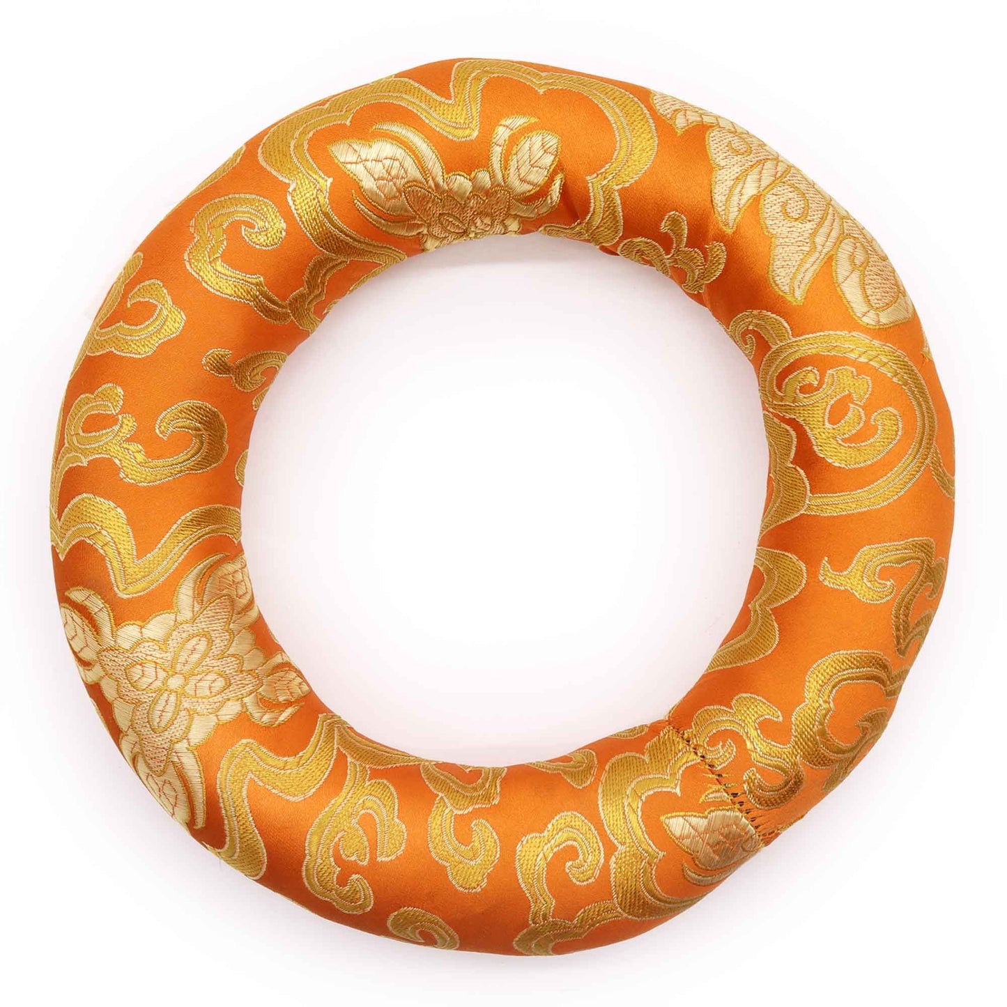 Polished Hoop Cushion 18cm (for 20-24cm Singing Bowl) - Assorted Colours featuring natural patterning and unique variations - Positive Faith Hope Love