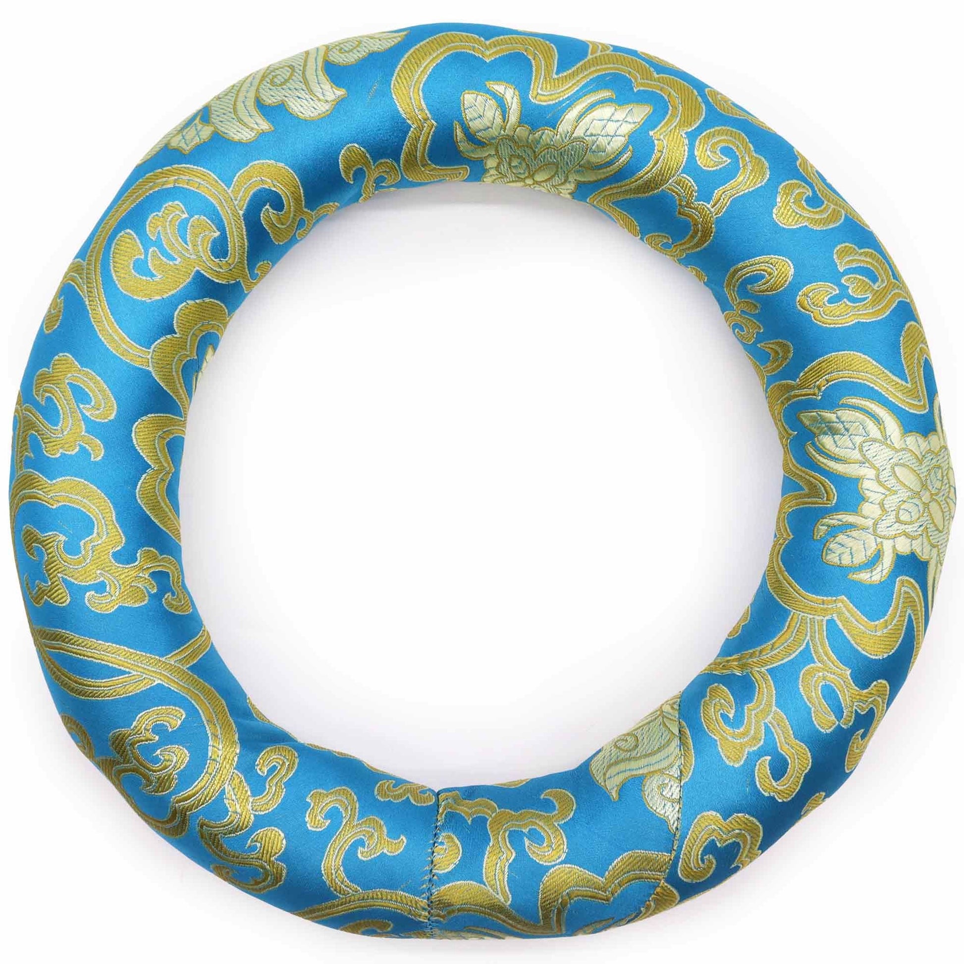 Polished Hoop Cushion 24cm (for 26cm+ Singing Bowl) - Assorted Colours featuring natural patterning and unique variations - Positive Faith Hope Love