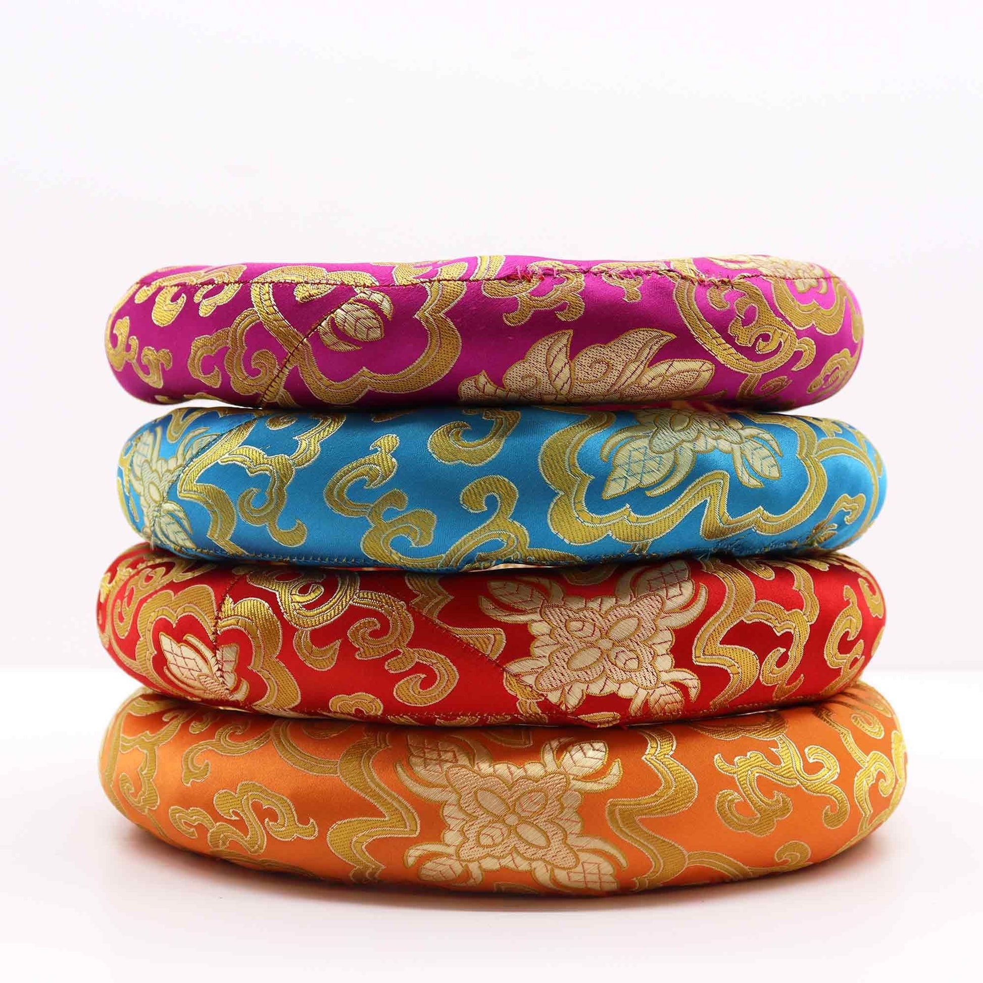 Polished Hoop Cushion 24Cm For 26Cm Singing Bowl Assorted Colours 1 featuring natural patterning and unique variations - Positive Faith Hope Love