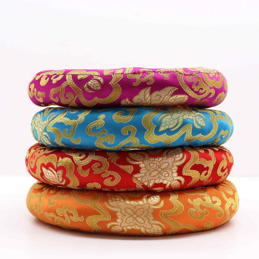 Polished Hoop Cushion 24Cm For 26Cm Singing Bowl Assorted Colours 1 featuring natural patterning and unique variations - Positive Faith Hope Love