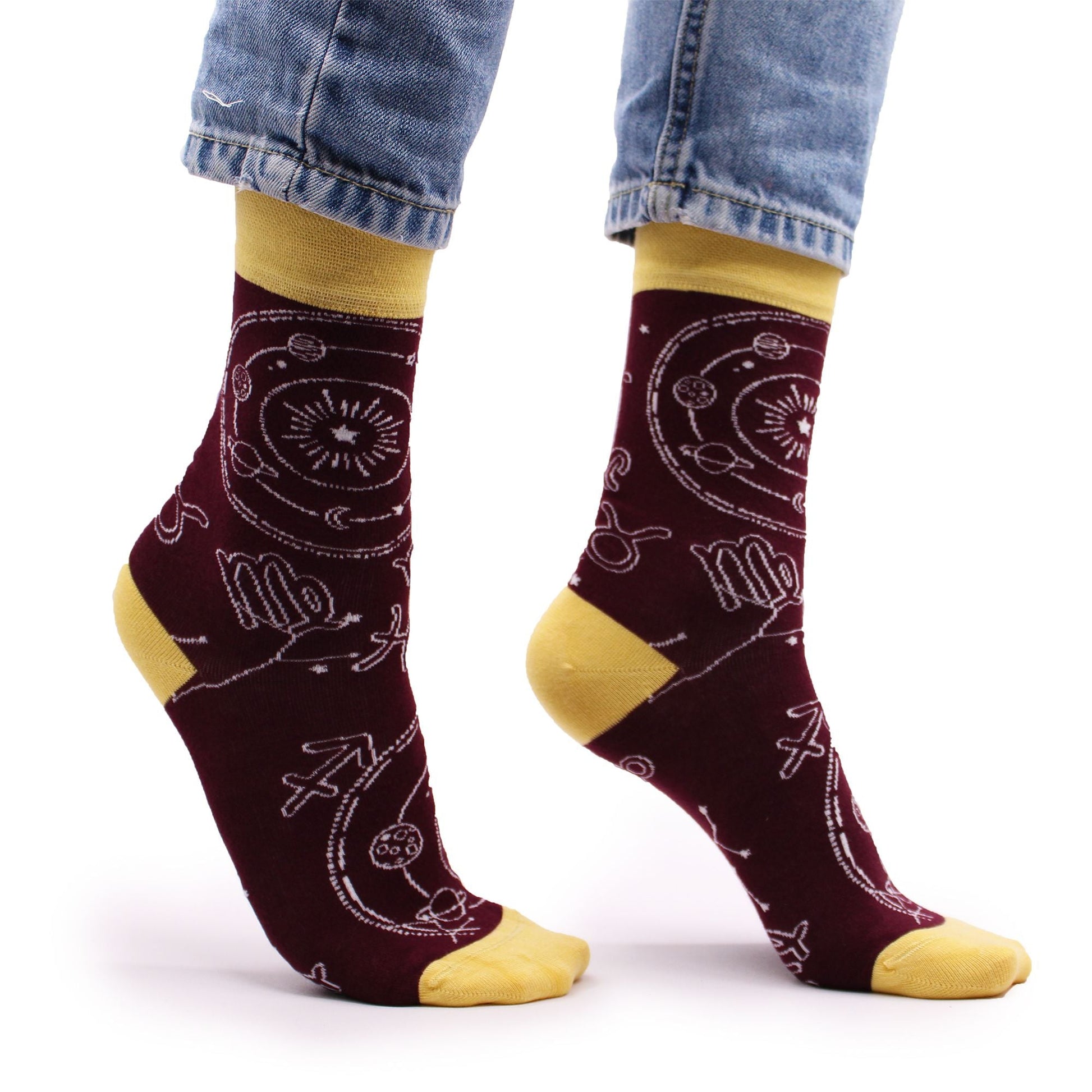 Polished Hop Hare Bamboo Socks Sm Zodiac featuring natural patterning and unique variations - Positive Faith Hope Love