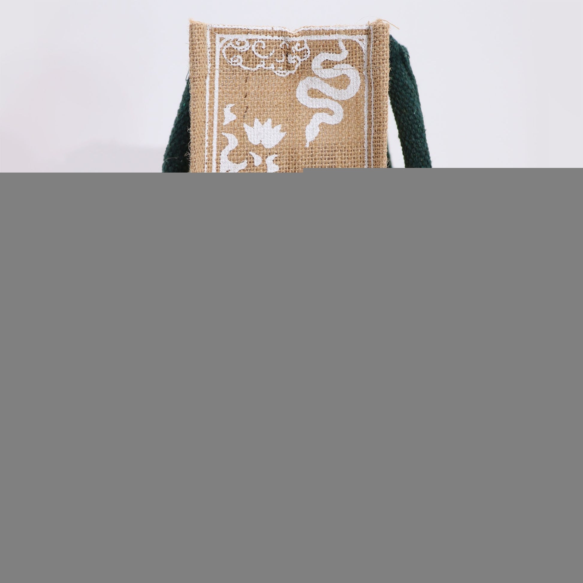 Polished Hop Hare Jute Big Bag I Am Rare featuring natural patterning and unique variations - Positive Faith Hope Love