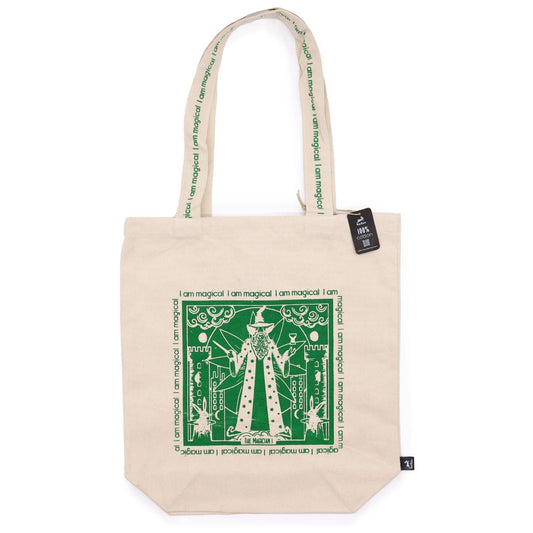 Polished Hop Hare Tote Bag - I am Magical featuring natural patterning and unique variations - Positive Faith Hope Love