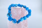 Howlite Blue Tumblestone Bracelet - Positive Faith Hope Love