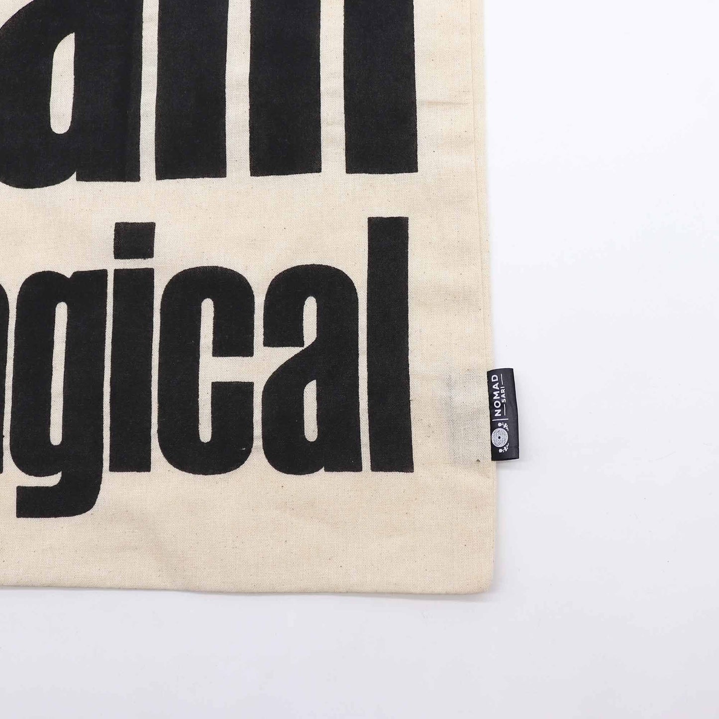 Polished Iconic Basic Tote Bag I Am Magical Natural 4Oz 2 featuring natural patterning and unique variations - Positive Faith Hope Love