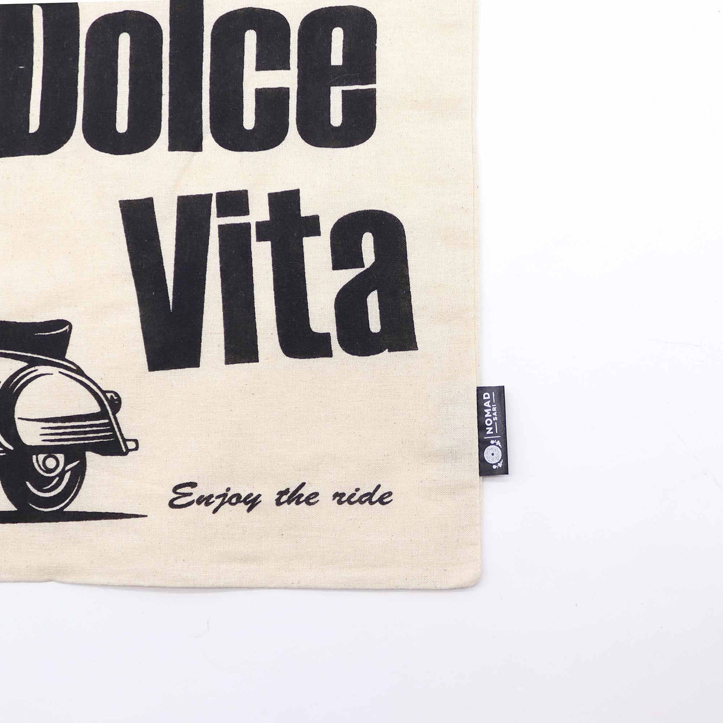 Polished Iconic Basic Tote Bag La Dolce Vita Natural 4Oz 1 featuring natural patterning and unique variations - Positive Faith Hope Love