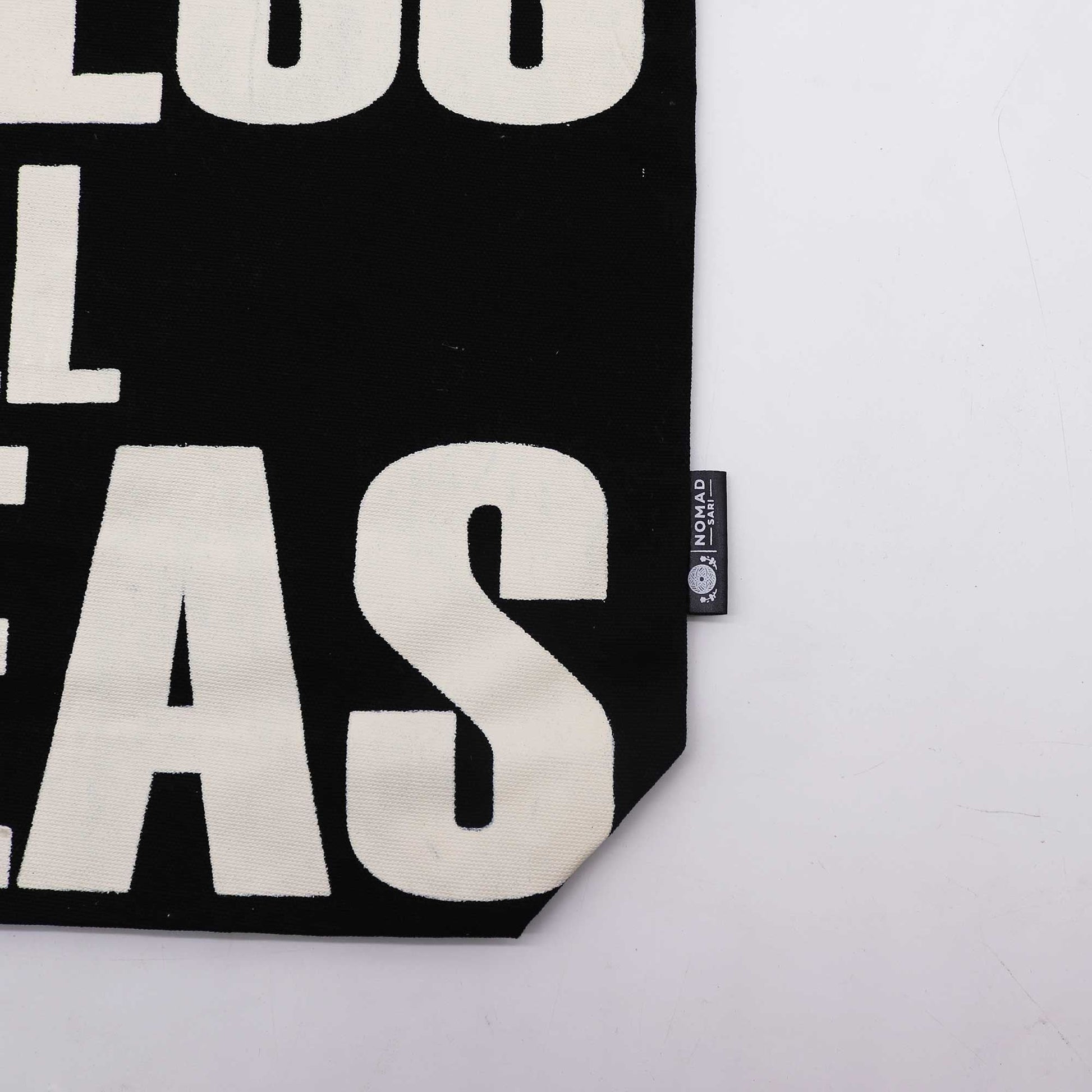 Polished Iconic Classic Tote Bag Access All Areas Black Natural 10Oz featuring natural patterning and unique variations - Positive Faith Hope Love