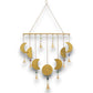 Polished Indian Chimes - Brass Moon Phases Chimes featuring natural patterning and unique variations - Positive Faith Hope Love