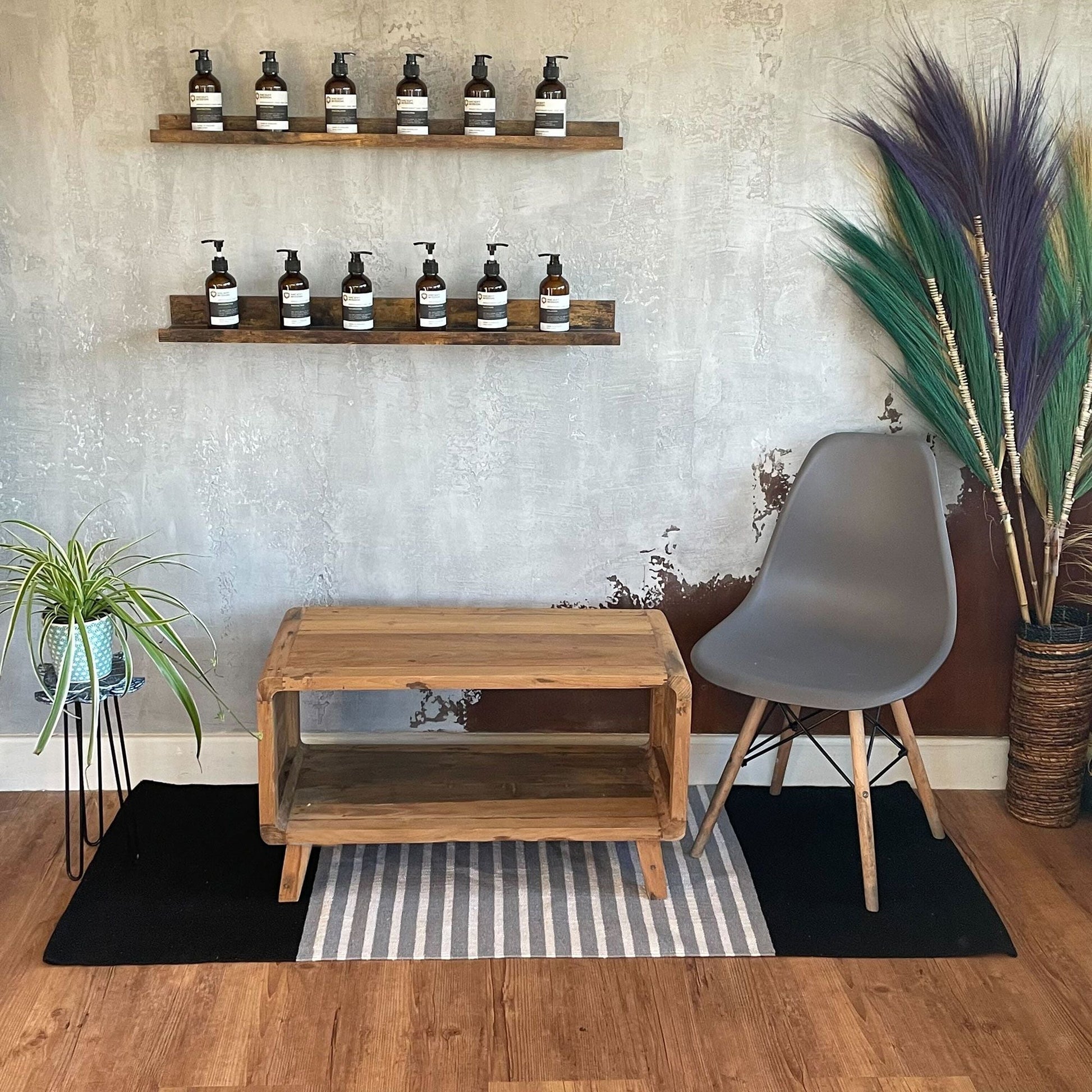 Polished Indian Cotton Rug 70X170Cm Black Grey 1 featuring natural patterning and unique variations - Positive Faith Hope Love