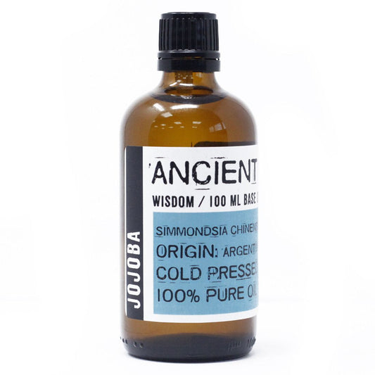 Polished Jojoba Oil - 100ml featuring natural patterning and unique variations - Positive Faith Hope Love