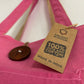 Polished Jute Cotton Reversible Big Bag Pink 1 featuring natural patterning and unique variations - Positive Faith Hope Love