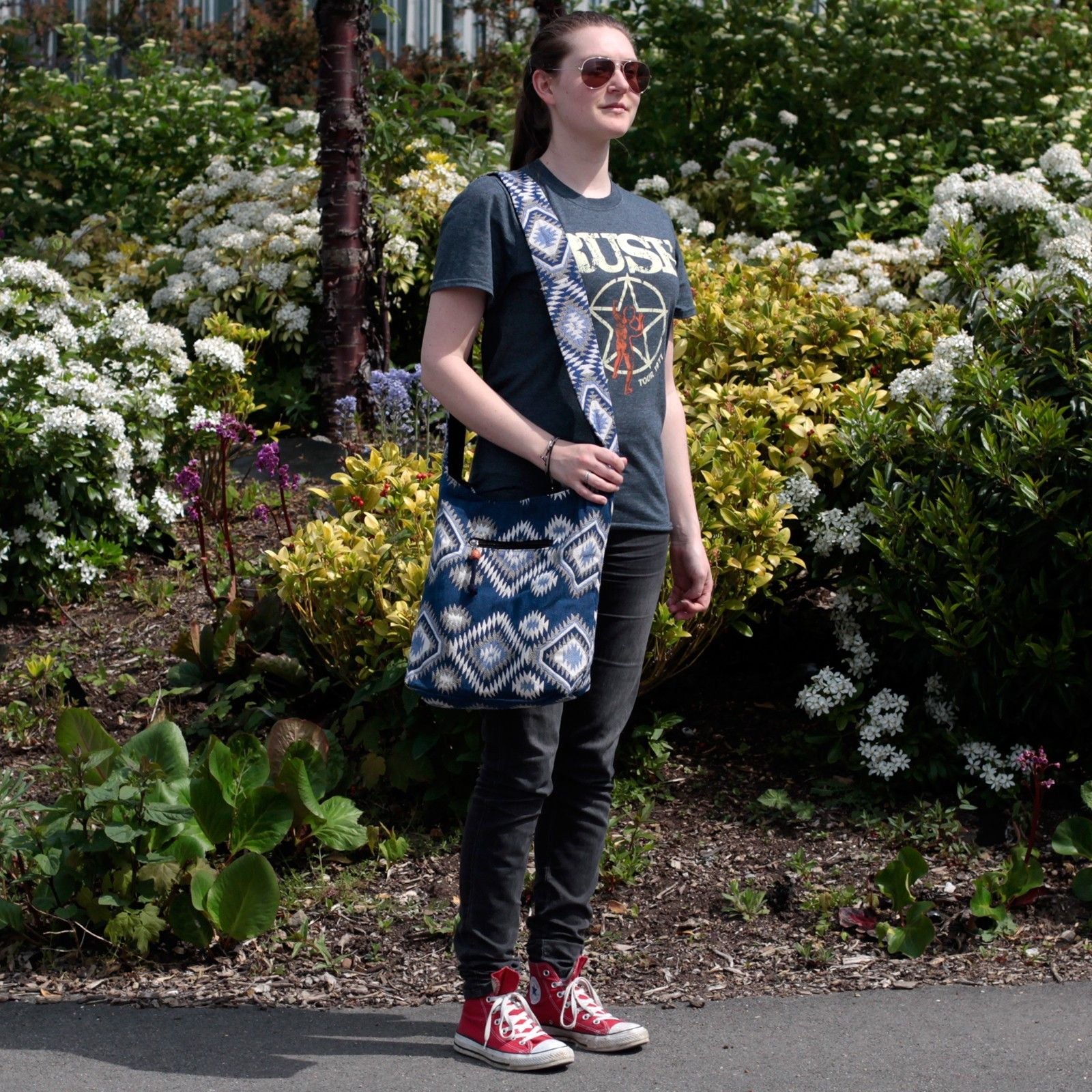 Polished Kathmandu Big Bag Dusk featuring natural patterning and unique variations - Positive Faith Hope Love