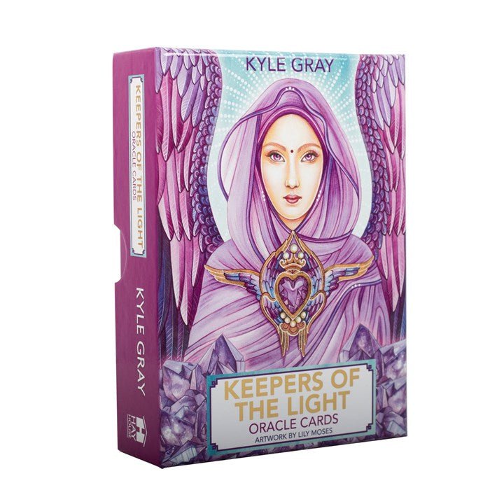 Polished Keepers of the Light Oracle Cards featuring natural patterning and unique variations - Positive Faith Hope Love