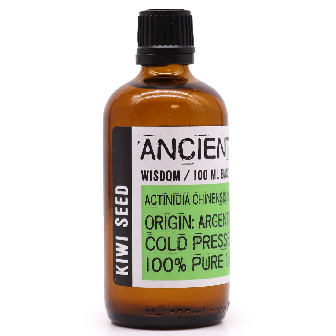 Polished Kiwi Seed Oil - 100ml featuring natural patterning and unique variations - Positive Faith Hope Love