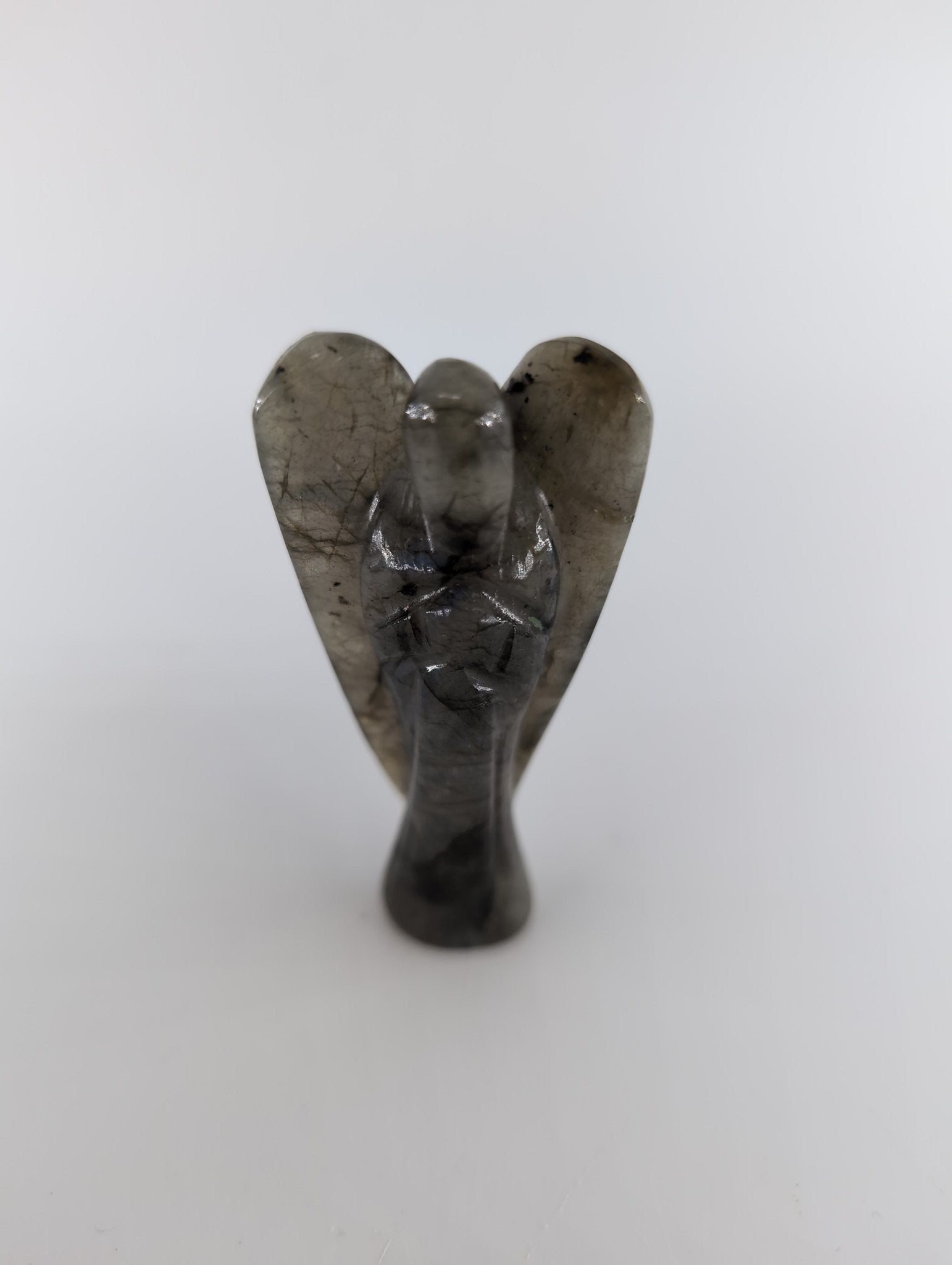 Labradorite Angel 80mm - Positive Faith Hope Love