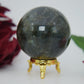 Labradorite Sphere 358 grams - Positive Faith Hope Love